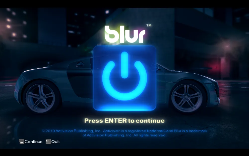 Title screen
